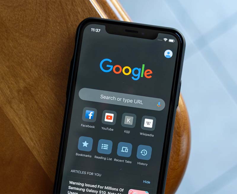 Để đổi ngôn ngữ Google Chrome trên điện thoại iPhone cần đổi ngôn ngữ điện thoại sang tiếng Việt